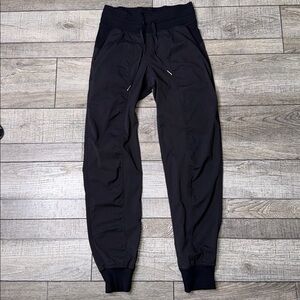 Lululemon Athletica Dance Studio Full-Length Black Joggers.